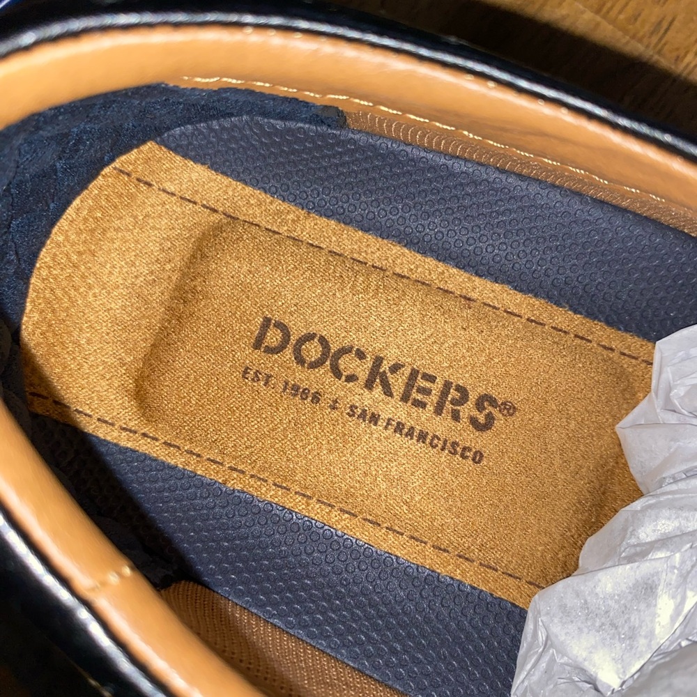 Mens Dockers 10.5 Black Greer Dress shoes - Picture 8 of 14